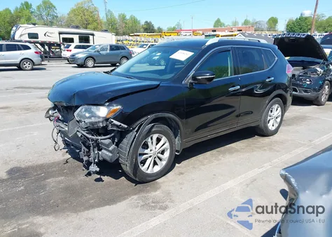 2014 Nissan Rogue Sv из США, поврежденный, VIN 5N1AT2MT6EC823044